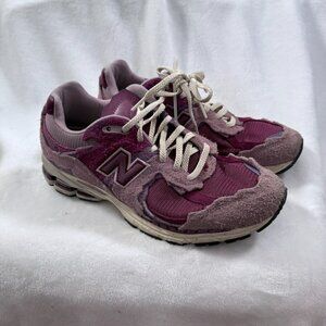 New Balance 2002R Shoes Mens Size 9us Purple Protection Pack Suede Sneakers